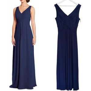 MelRose NWT Dark Blue‎ Long & Flowy Formal Special Occasion Maxi Dress Size 10
